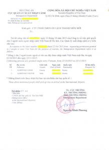 Nhận làm công văn nhập cảnh vào Việt Nam gấp từ 2 đến 8 giờ