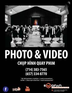 Vietnamese Funeral Memorial Photography & Videography Service in Orange County