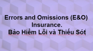 Bảo Hiểm Lỗi và Thiếu Sót (Errors and Omissions (E&O) Insurance)