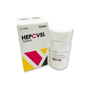 Hepcvel Viên nén - Cipla Velpatasvir 100 mg và Sofosbuvir 400 mg