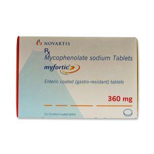 Myfortic Mycophenolate 360 ​​mg Viên nén
