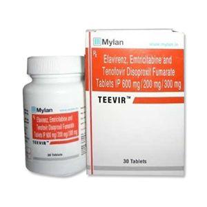 Mylan Teevir - Efavirenz, Emtricitabine và Tenofovir Viên nén