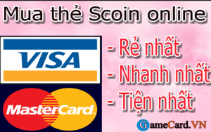 Mua thẻ Scoin giá rẻ, chiết khấu cao tại Gamecard.vn