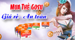 Hướng dẫn mua thẻ Gosu giá rẻ trực tuyến tại Gamecard.vn