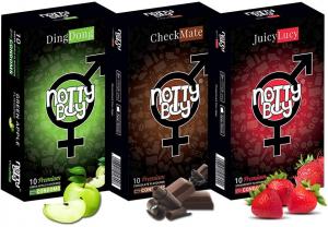 NottyBoy Assorted Flavored Condoms - Pack of 30 Condoms