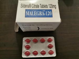 Malegra 120 mg Tablet - Mua Sildenafil Citrate trực tuyến với giá thấp nhất
