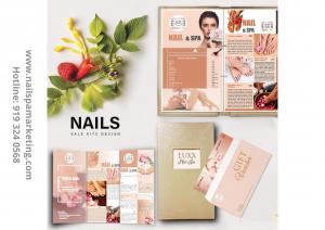 Design and Priting For Nail Salon and Restaurant