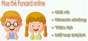 Mua thẻ Funcard giá rẻ qua thẻ visa/mastercard