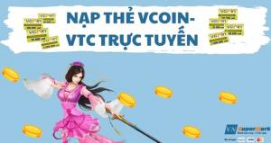 Nạp thẻ Vcoin- VTC trực tuyến cho game thủ Việt