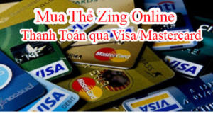 Mua thẻ Zing ưu đãi thanh toán qua Visa/Mastercard