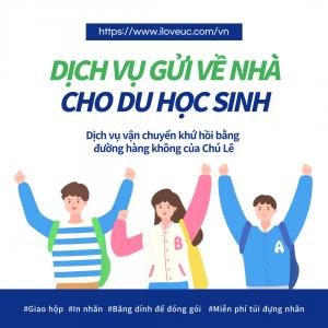 Du học sinh Việt ở Mỹ cần gửi đồ về nhà?