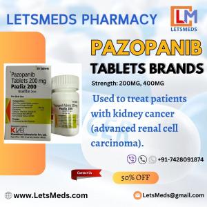 Purchase Pazopanib 400mg tablets online at lowest price Malaysia