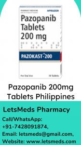 Buy Indian Pazopanib 200mg Tablets at Wholesale Price Philippines USA