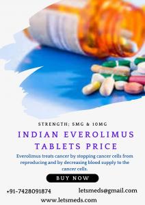 Buy Indian Everolimus 10mg Tablets Wholesale Price Dubai UAE