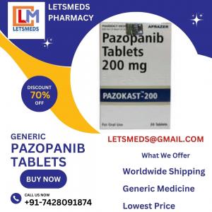 Buy Indian Pazopanib 200mg Tablets Online Cost Singapore Philippines USA