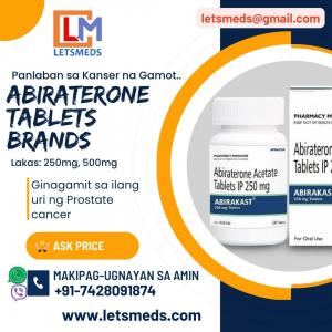 Presyo online Pilipinas ng Abiraterone Acetate 250mg Tablets
