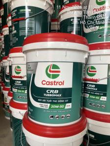 Dầu Nhớt Castrol CRB Turbomax 20W50 CI-4 Xô 18L chính hãng, Giá Tốt.