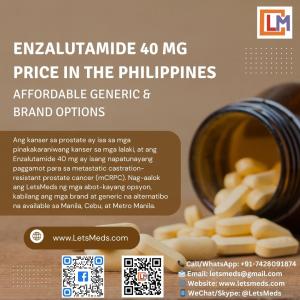 Bumili Enzalutamide Price in Philippines At LetsMeds | Enzalutamide 40 mg Manila Philippines