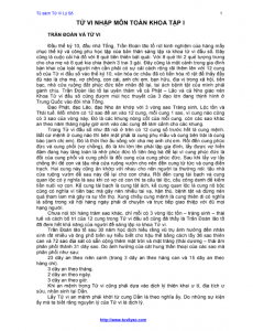 Tử Vi Toàn Khoa – Tập 1