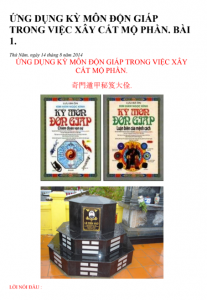 Nghệ thuật chọn thời điểm và phương vị trong phong thủy ứng dụng